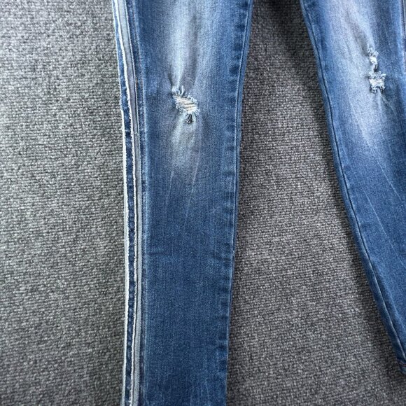 Miss Me M2191SN Womens Jeans Blue Size 26 Skinny Stretch Distressed Ladies - Picture 4 of 9
